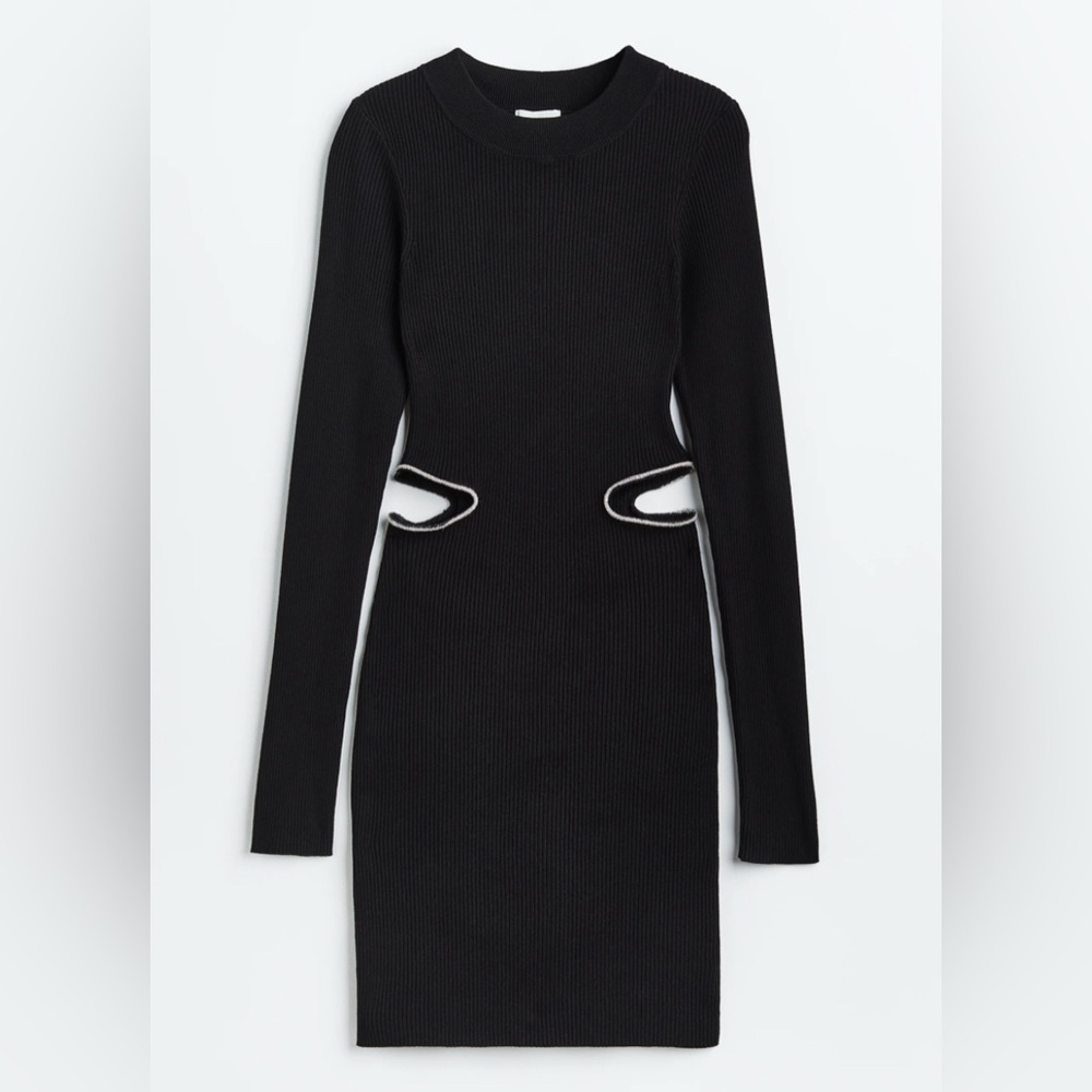H&M CUT-OUT BODYCON‎ tight dress size XS